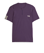 アディダス（adidas）テニスウェア Y-3 Tennis Pro FreeLift ジップ 半袖Tシャツ KKW32-JN2992
