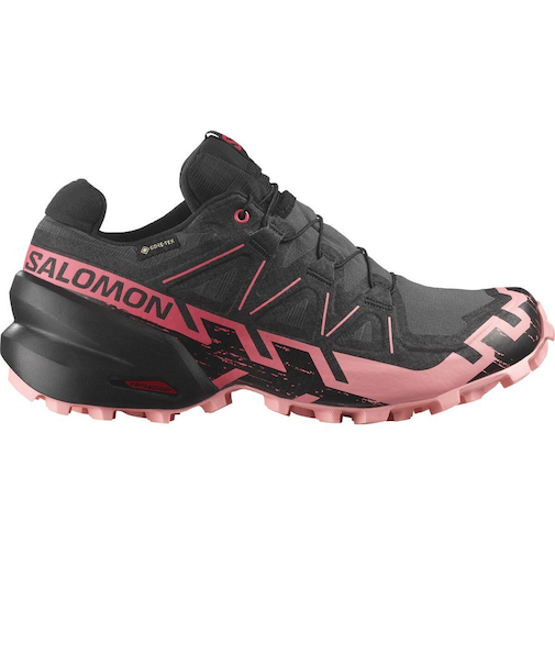 サロモン(SALOMON)ランニングシューズ トレランシューズ スピード クロス 6 ゴアテックス ブラック ピンク L47880400 スニーカー