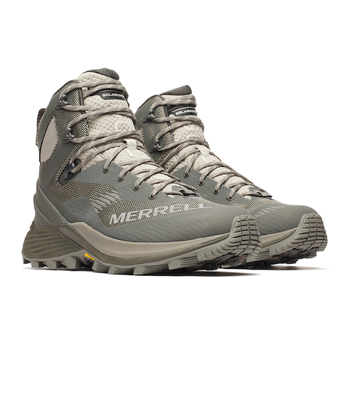 メレル（MERRELL）スニーカー アウトドアシューズ サーモ ローグ 4 ミッド ゴアテックス グレー J038495 DIORATE ブーツ カジュアル