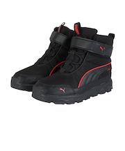 プーマ（PUMA）キッズ エボルブ ピュアテックス ブーツ ブラック レッド 39264906 スポーツシューズ