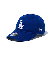 ニューエラ（NEW ERA）キャップ 9THIRTY ロングバイザー ロサンゼルス・ドジャース ウォッシュドコットン 青 M(60-64cm) 14527274