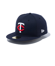 ニューエラ（NEW ERA）キャップ 59FIFTY MLBオンフィールド ミネソタ・ツインズ ホーム 紺 S-Lサイズ(57-59cm) 14524870 …