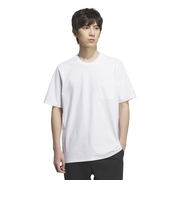アディダス（adidas）プレミアム カジュアル レギュラーフィット 軽量 ニット 半袖 ポケットTシャツ WK610-KA1230