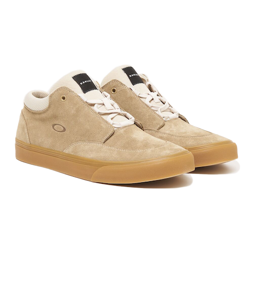 オークリー（OAKLEY）スニーカー ボーダーシューズ BANKS LOW ベージュ
