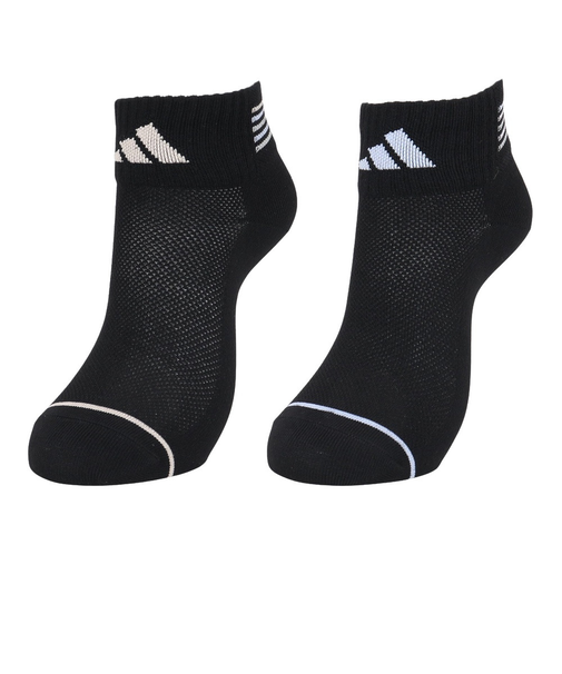 アディダス（adidas）ソックス 靴下 2足組 2P SOCKSSOCKSBLACK 黒 Sサイズ ODW19-KK8067 カジュアル ファッション