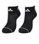 アディダス（adidas）ソックス 靴下 2足組 2P SOCKSSOCKSBLACK 黒 Sサイズ ODW19-KK8067 カジュアル ファッション