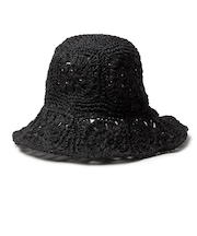 ニューエラ（NEW ERA）帽子 ハット アドベンチャー ワイドブリム Paper Crochet Hat 黒 S-Lサイズ(57-61cm) 1441929…