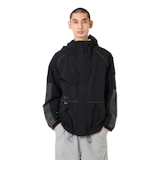 ニューバランス(new balance)ODフーデットタスランジャケット AMJ55640BK