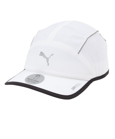 プーマ（PUMA）ランナー ショート バイザー 5 パネル キャップ 026167 02 WHT