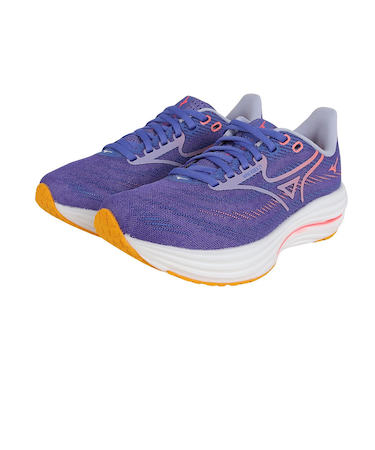 ミズノ（MIZUNO）ランニングシューズ ジョギングシューズ ウエーブライダー29 SW パープル ホワイト J1GD250627