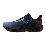ミズノ（MIZUNO）ランニングシューズ ジョギングシューズ ウエーブ ライダー 29 アムステルダム ブルー ブラック J1GC256201