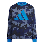 アディダス（adidas）マストハブ カモ柄 レギュラーフィット ダブルニット長袖Tシャツ KGL39-KA1346