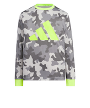 アディダス（adidas）マストハブ カモ柄 レギュラーフィット ダブルニット長袖Tシャツ KGL39-KA1345