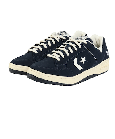 コンバース（CONVERSE）スニーカー タウンシューズ ウエポン スエード OX/NE ネイビー 33701950 カジュアル スポーツ