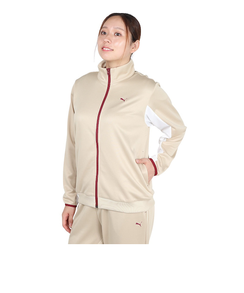 PUMA ベージュ ジャージジャケット　新品未使用 PUMA ジャージ | 「別注」トラックジャケット WOMEN レディース