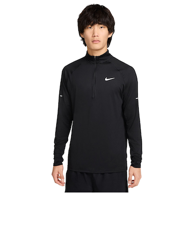 ナイキ(NIKE)ドライフィット ストライド ハーフジップ MIDLAYER 長袖 ランニングトップ HV2181-010