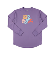 エゴザル（EGOZARU）バスケットボールウェア マルチスクリプト 長袖Tシャツ EZFW25ULS013 C223
