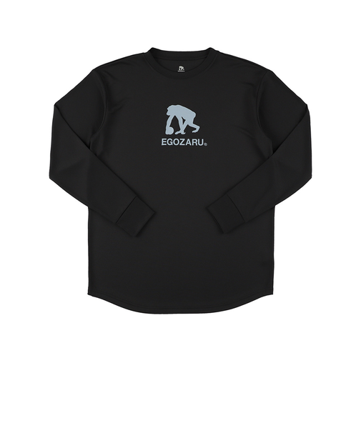 エゴザル(EGOZARU)バスケットボールウェア ラインロゴ バックプリント 長袖Tシャツ EZFW25ULS008 C001