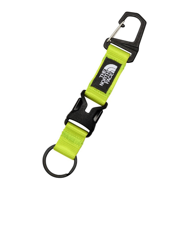 ザ・ノース・フェイス（THE NORTH FACE）キーホルダー TNFキーキーパーロング 黄緑 NN32435 FM カラビナ ストラップ