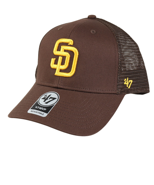 フォーティーセブン(47)キャップ 47 エムブイピー サンディエゴ・パドレス BRANSON メッシュ ブラウン 54-58cm 14751428 スポーツ…