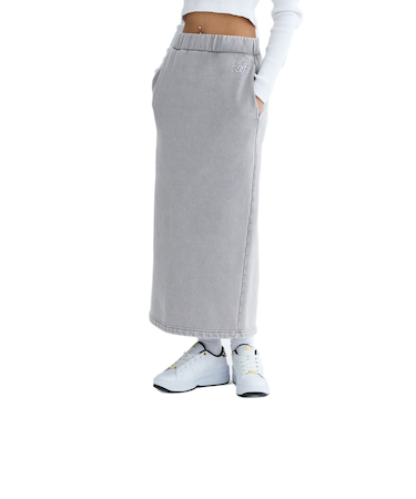 ディーシーシューズ（DC SHOES）フリース タイトロングスカート 25FWLSK254306GRS