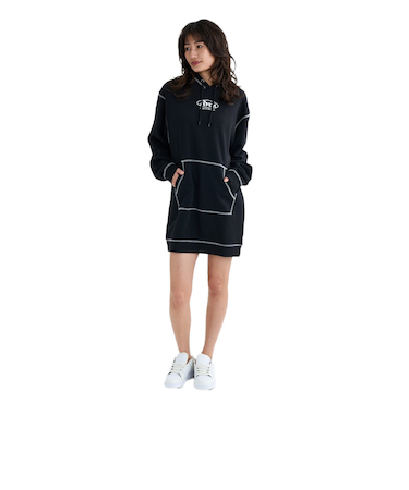 ルーカ（RVCA）CLASSIC HOODED DRESS BF044352 BLK
