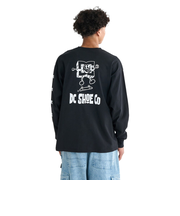 ディーシーシューズ（DC SHOES）PLAYTIME 長袖Tシャツ 25FWDLT254046BLK