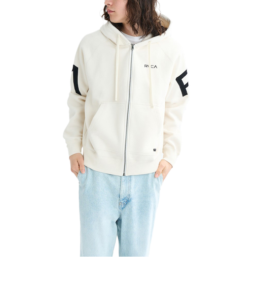 ルーカ（RVCA）ARCH BACK SIDE ジップフーディー BF042019 ANW