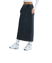 ディーシーシューズ(DC SHOES)フリース タイトロングスカート 25FWLSK254306BKS