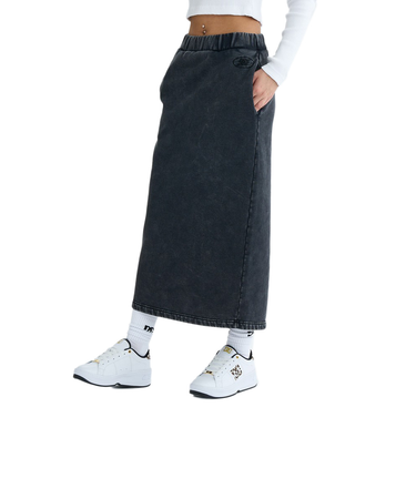 ディーシーシューズ（DC SHOES）フリース タイトロングスカート 25FWLSK254306BKS