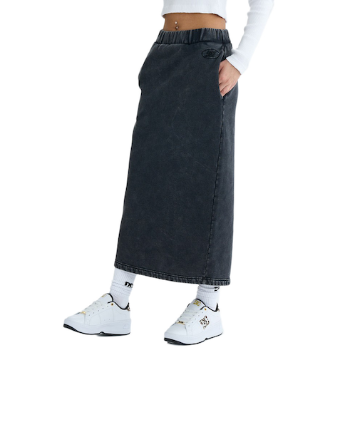 ディーシーシューズ（DC SHOES）フリース タイトロングスカート 25FWLSK254306BKS