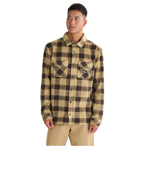 クイックシルバー（Quiksilver）BERING STRAIT CHECK フリースシャツ 25FWEQYPF03075TKP6