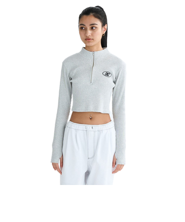 ディーシーシューズ（DC SHOES）HFジップ SHORT 長袖Tシャツ 25FWLLT254312GRY