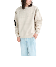ルーカ（RVCA）FADE BACKSIDE ARCH クルーネックトレーナー BF042001 CER