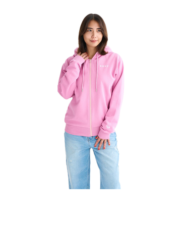 ロキシー（ROXY）HISTORICAL LOGO ジップアップフーディ 25FWRZP254027PNK