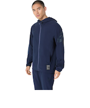 アシックス（ASICS）はっ水ストレッチウーブンフーディー ブレーカーシャツ 2031F167.400