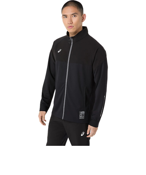 アシックス(ASICS)ドライハイブリッドストレッチニットジャケット 2031F169.001