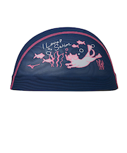 ミズノ（MIZUNO）スイムキャップ 水泳 メッシュキャップ 紺 M-Lサイズ N2JWC51414 スイミングキャップ 水泳帽