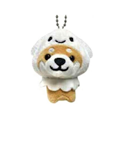 マメしば ボールチェーン 函館イカ TMR007 マスコット キーホルダー