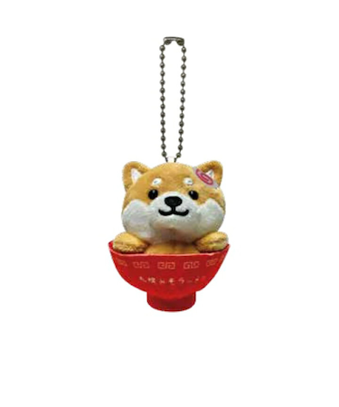 マメしば ボールチェーン 札幌みそラーメン TMR007 マスコット キーホルダー