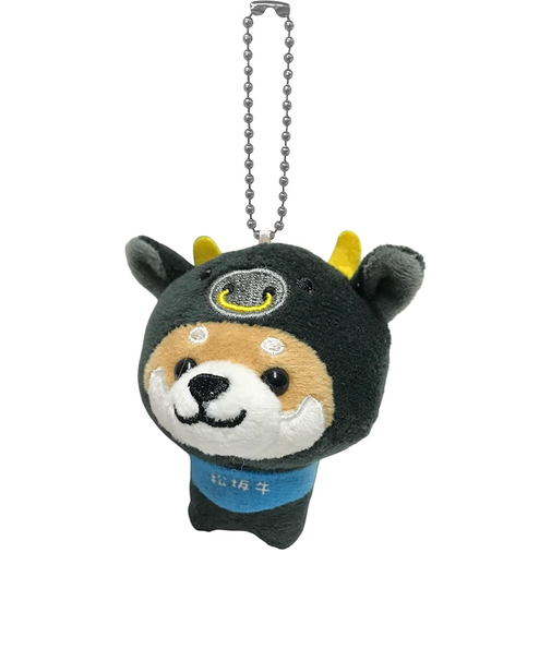 ぬいぐるみマメしば ボールチェーン 松阪牛 TMR012 マスコット キーホルダー