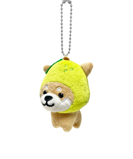 ぬいぐるみマメしば ボールチェーン ラフランス TMR008 マスコット キーホルダー