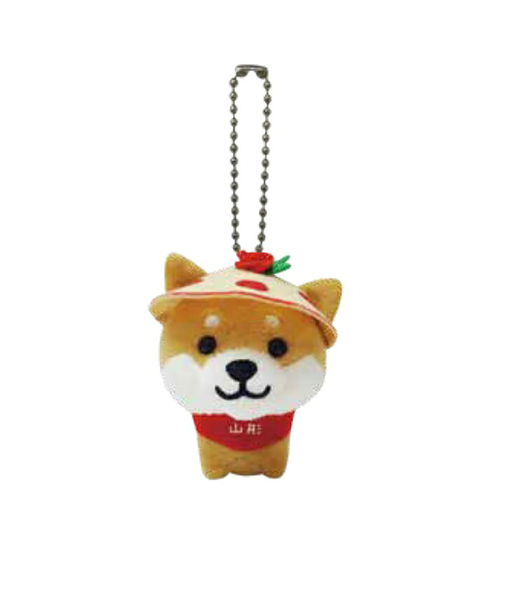 ぬいぐるみマメしば ボールチェーン 花笠 TMR008 マスコット キーホルダー