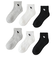 アバクロンビー&フィッチ（Abercrombie & Fitch）靴下 AFHN ANKLE ソックス 6足組 黒/白/グレー 18-23cm B3FA04-…