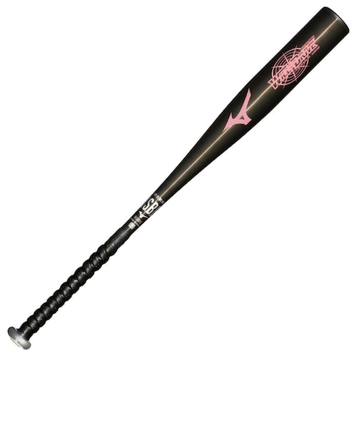 ミズノ（MIZUNO）少年軟式用バット 野球 ウィルドライブ レッド×ヒッ