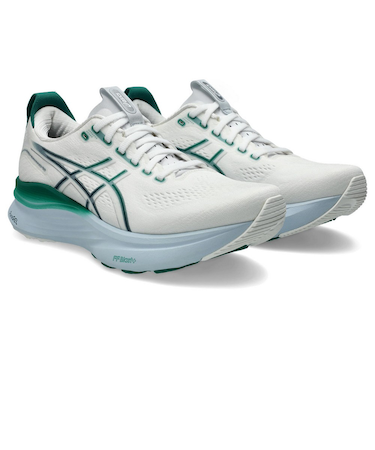 アシックス(ASICS)ランニングシューズ ジョギングシューズ ゲルカヤノ 32 ホワイト グリーン 1011C052.102 スニーカー