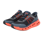 スケッチャーズ（SKECHERS）ウォーキングシューズ マックスクッショニング グライドステップ ネイビー オレンジ 220422-NVOR