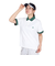 ルコックスポルティフ（lecoqsportif）ジャガード半袖ポロシャツ LU5FHS00L WH00
