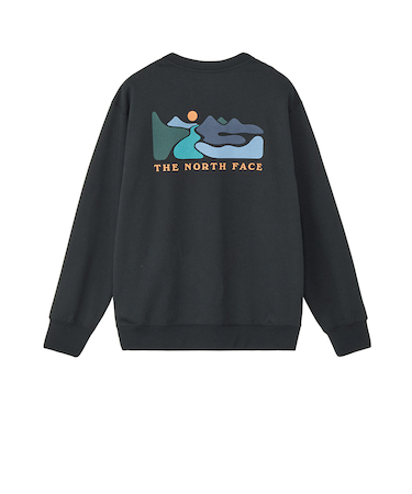 ザ・ノース・フェイス（THE NORTH FACE）グラフィック スウェットクルー NT62585 K