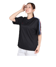 ルコックスポルティフ（lecoqsportif）ジャガード半袖ポロシャツ LU5FHT00L BK00